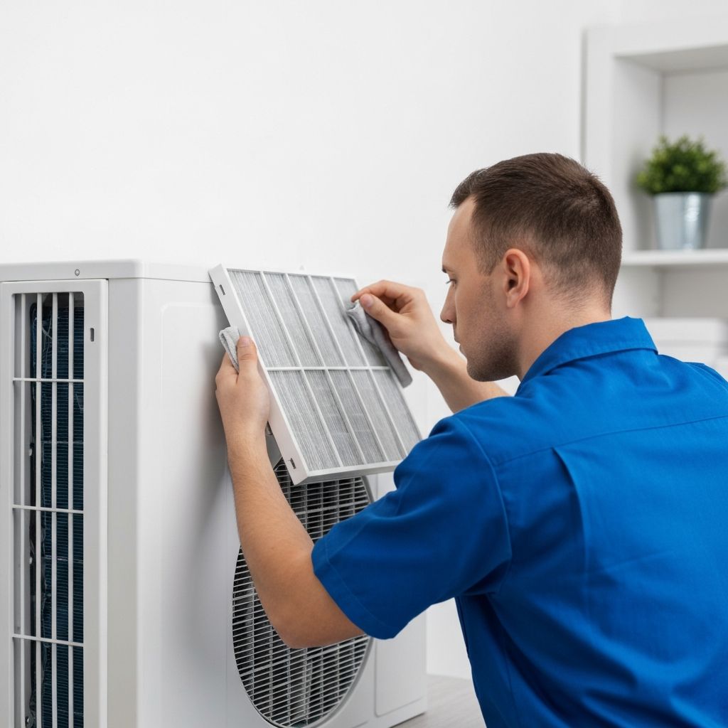 Manutenção e limpeza de filtros