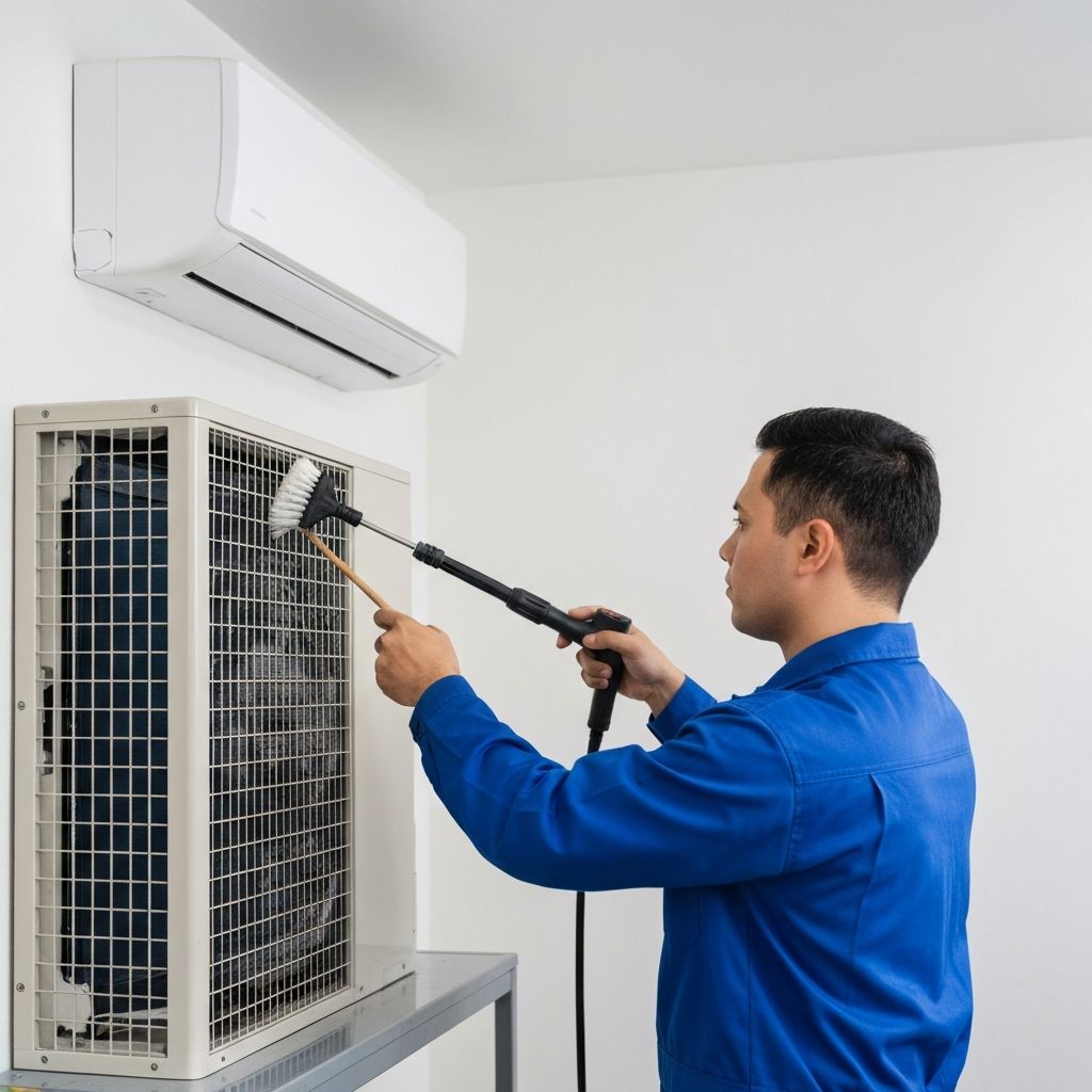 Higienização profunda de ar-condicionado